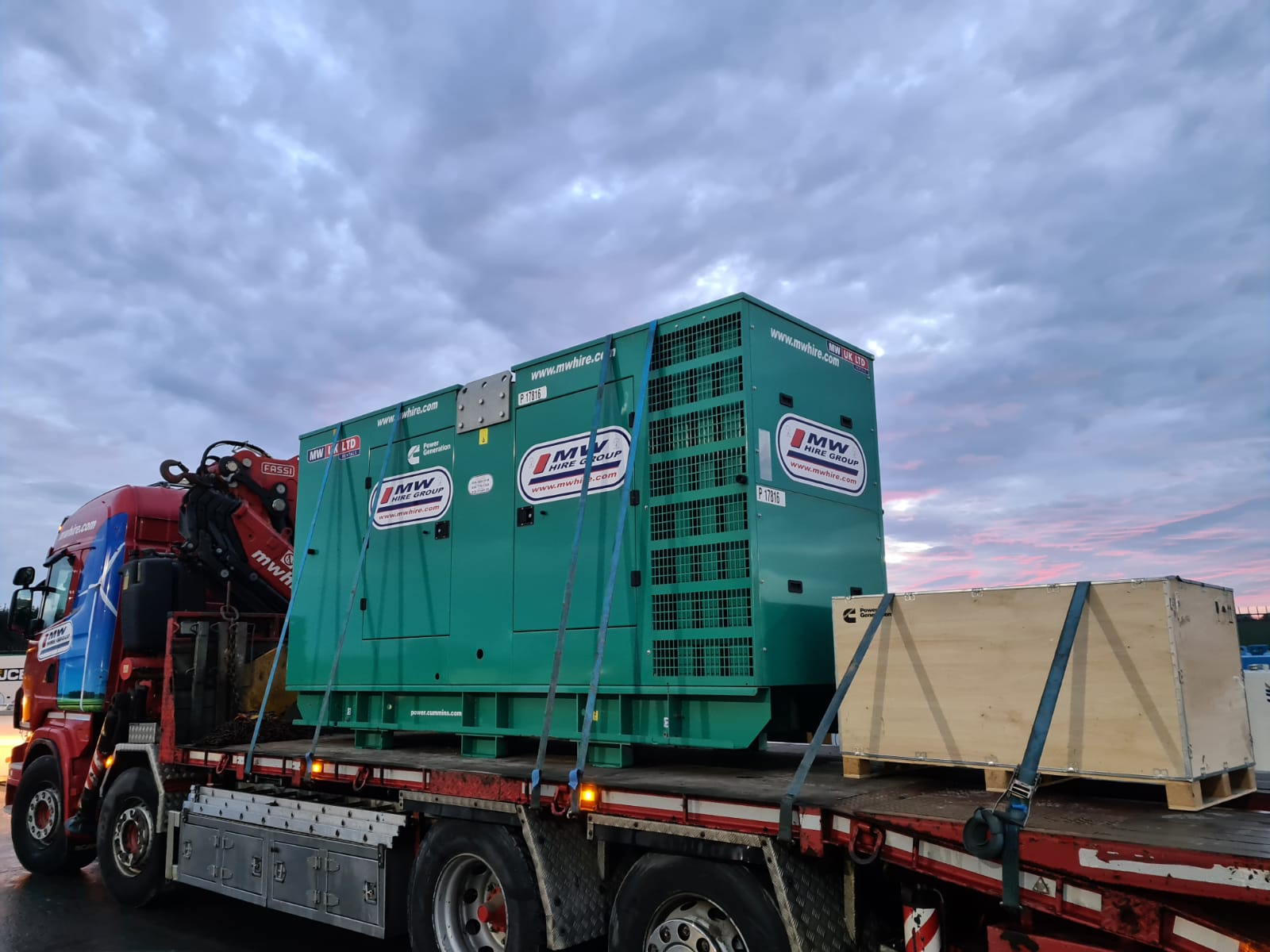 Cummins 330 KVA & 600 amp automatic change over panel...SOLD...to a food manufacturing company in Co Limerick